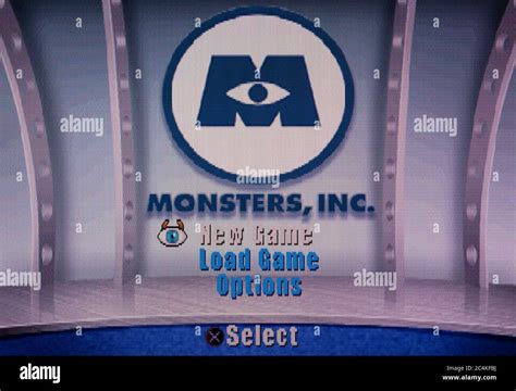 Disney's Monsters Inc - Sony Playstation 1 PS1 PSX - Editorial use only ...