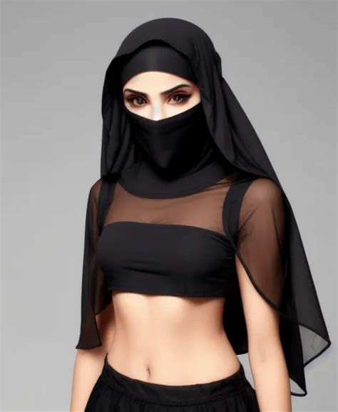 Niqab Girl In Crop Top By Sirvol On Deviantart