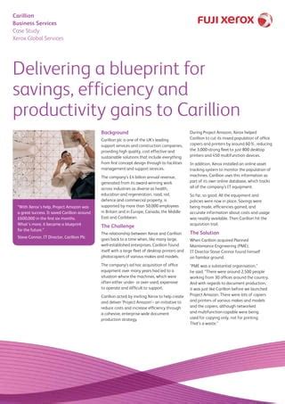 Enterprise Print Services Carillion Case Study Pdf