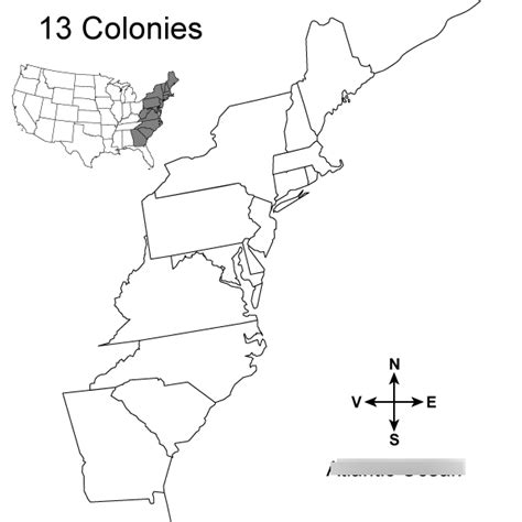 Unit 2 Map: The English Colonies Map Diagram | Quizlet