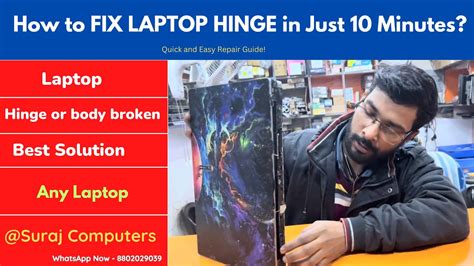 How To FIX LAPTOP HINGE In Just 10 Minutes Quick And Easy Repair