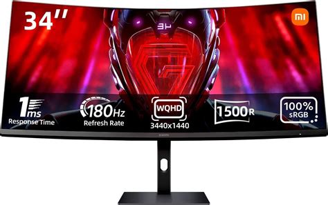 Xiaomi G34WQi Ultrawide Gaming Monitor 34 Zoll WQHD 180Hz 1ms HDR