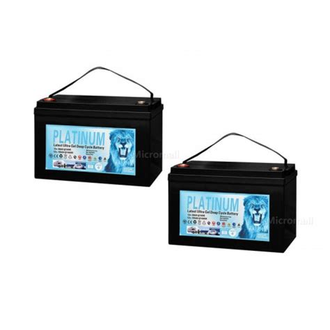 2x 2024 Solar Battery 90ah 105ah 100hr 12v Agm Gel 20 Deep Cycle Solar Battery