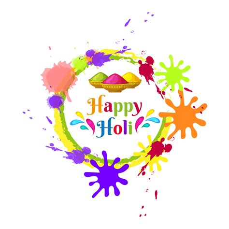 Holi Color Splash Vector Hd Png Images Colorful Happy Holi Multicolor