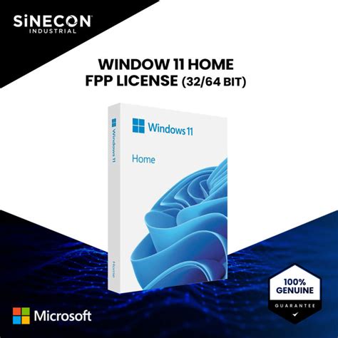 Microsoft Windows 11 Home FPP LICENSE 32 64 bit Eng IntlUSB วนโดว 11