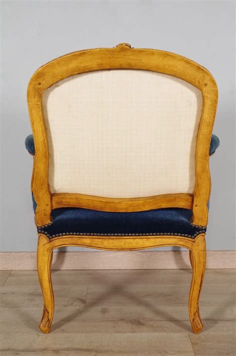 Proantic Quatre Fauteuils La Reine Style Louis Xv