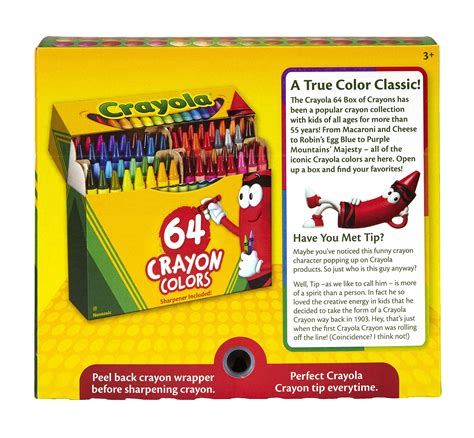 クレヨラ アメリカ 海外輸入 Cyo520064 1 Crayola 6 Pack 64 Ct Crayons 52 0064