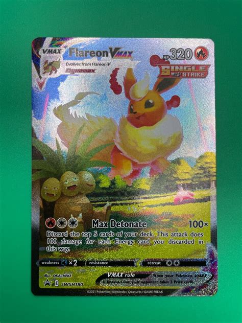 Mavin Flareon Vmax Alt Art Swsh Regular Size Pokemon Card