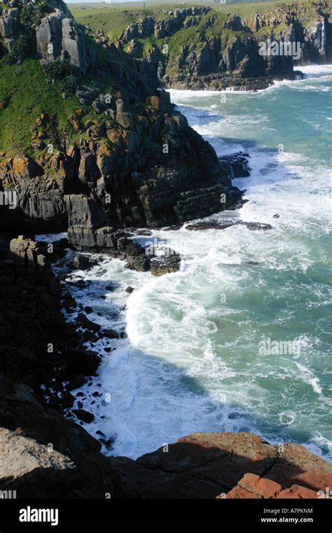 Eastern Cape coastline viewed from Morgan Bay cliffs Morgan Bay Eastern ...