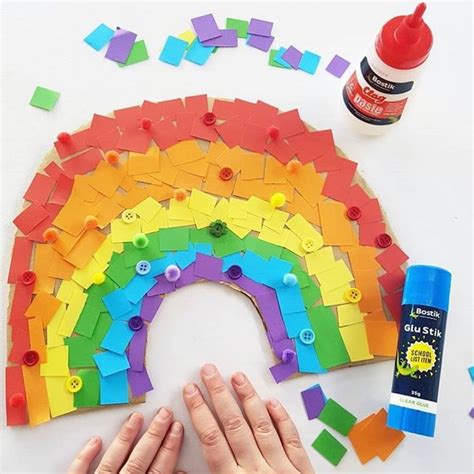 Easy Craft Fun for Kids! on Instagram: “RAINBOW COLLAGES are you ...