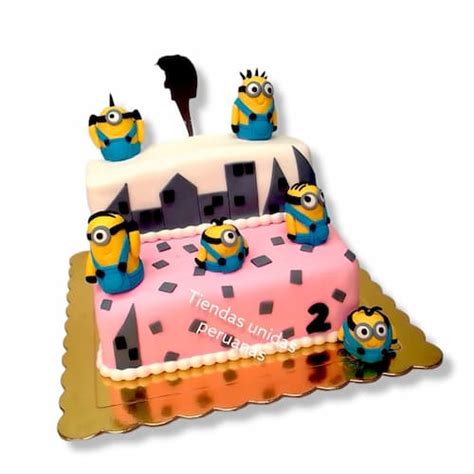 Mi Villano Favorito 1 Minions Torta De Minions Cod MVF01