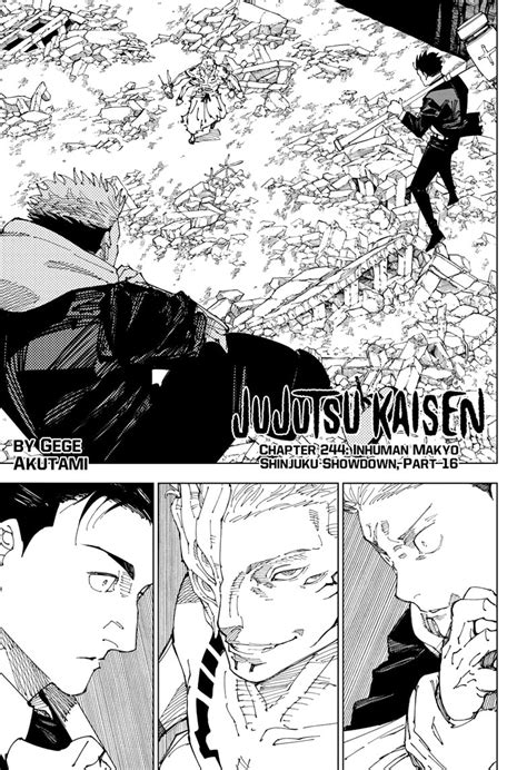 Jujutsu Kaisen Chapter 244