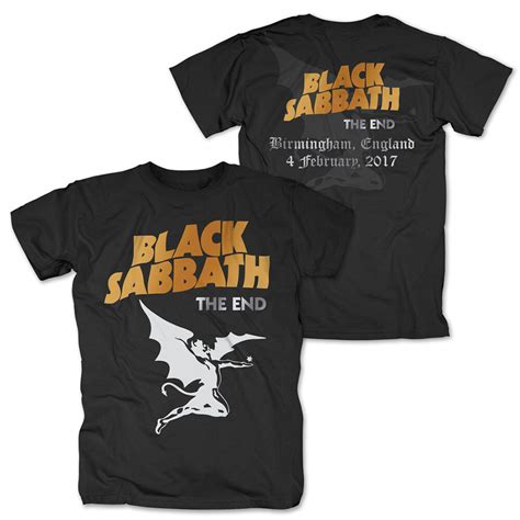 Bravado The End Cover Logo Black Sabbath T Shirt