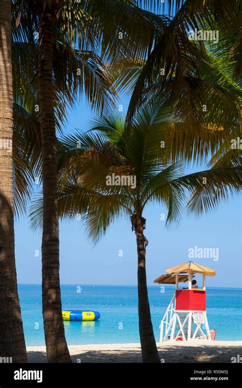 Doctor S Cave Beach Montego Bay St James Parish Jamaica Stock Photo