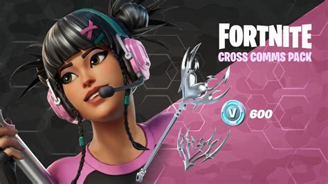 Cross Comms Pack In Fortnite Tegan Skin Youtube