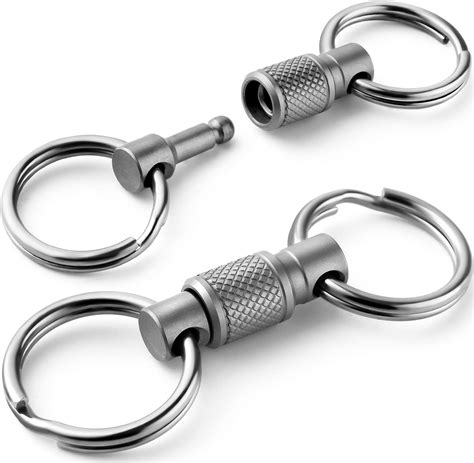 Amazon Fegve Titanium Quick Release Swivel Keychain Titanium Key