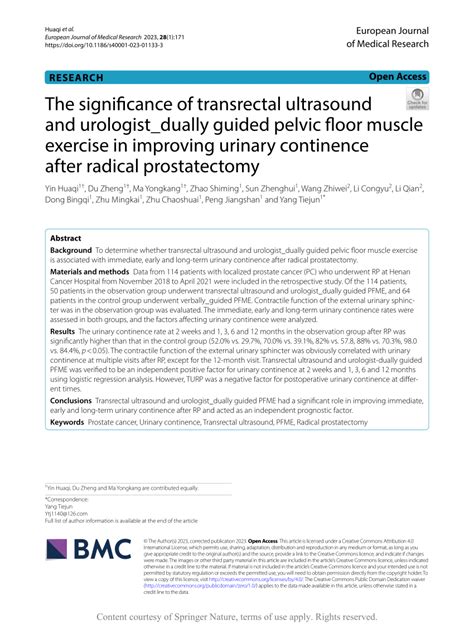 PDF The Significance Of Transrectal Ultrasound And Urologist Dually