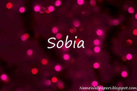 Sobia Name Wallpapers Sobia Name Wallpaper Urdu Name Meaning Name