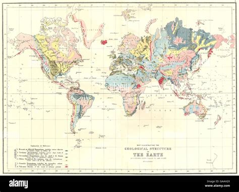 Geological Map Of The World