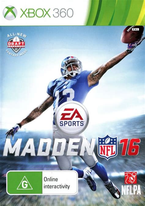 Madden NFL 16 (2015) box cover art - MobyGames