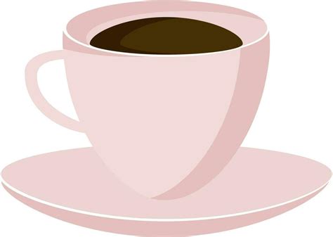 Hot Beverage In Cup Plate Vector Or Color Illustration Vector Art At Vecteezy