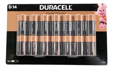 Pilas D Duracell Plus Power Mn1300 Cilíndrica 14 Pz Envío Gratis