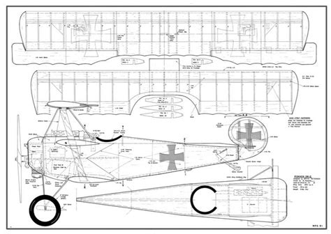 Fokker Dr1 Triplane Plans Aerofred Download Free Model Airplane Plans