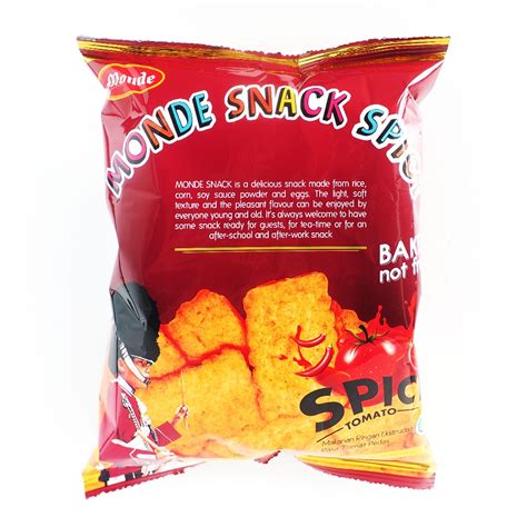 Jual MONDE SNACK SPICY TOMATO 50GRAM Shopee Indonesia