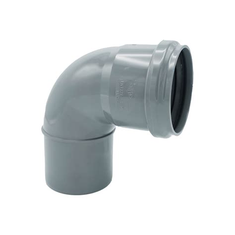 PVC SANITAIRE COUDE GRIS BENOR 90MM 87 M F A JOIN