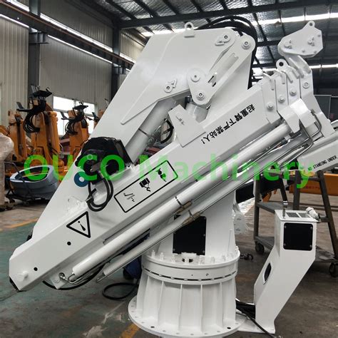 1t 10m Folding Portable Knuckle Boom Marine Cranes