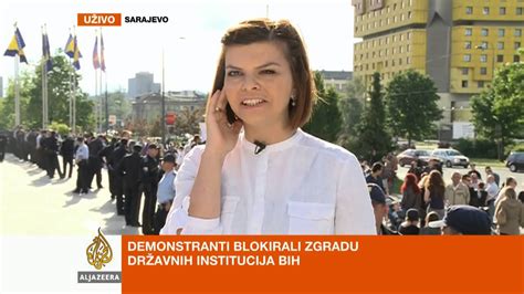 Nadina Maličbegović o sarajevskim protestima YouTube