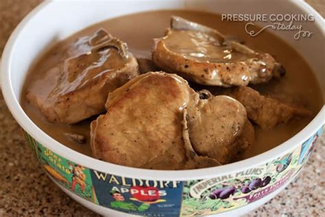 Easy Pork Chops in Mushroom Gravy | Pressure Cooking Today