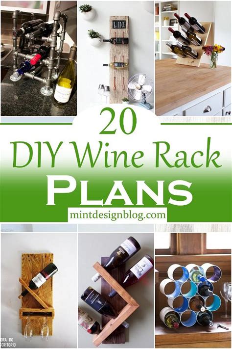 20 Diy Wine Rack Plans With Images Mint Design Blog