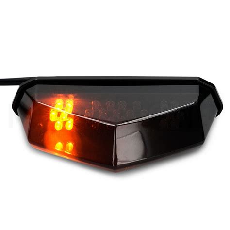 Piloto Trasero Universal Con Intermitentes Black Line Led Allpro