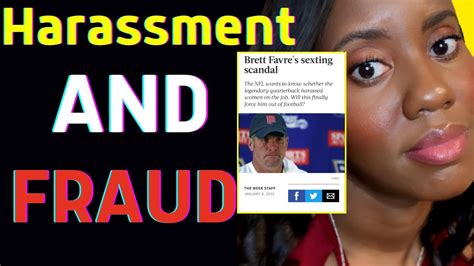 Brett Favre Scandals BEFORE Welfare Fraud YouTube