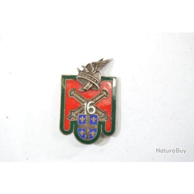 Insigne 16e Régiment d Artillerie 16 RA H622 DRAGO émail Insignes