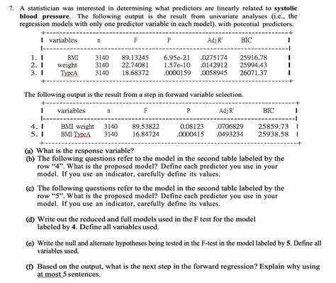 Solved A Statistician Was Interested In Determining What Chegg