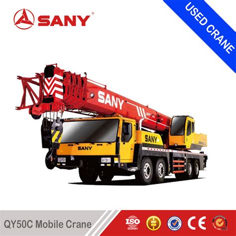 Sany Qy50 50tons Hydraulic Mounted Crane With Euro III Crane And