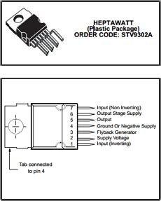 STV9302A Datasheet ( Pinout, Equivalent )