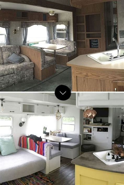 The Best Rv And Camper Hacks Makeover Remodel Interior 33 Ideas