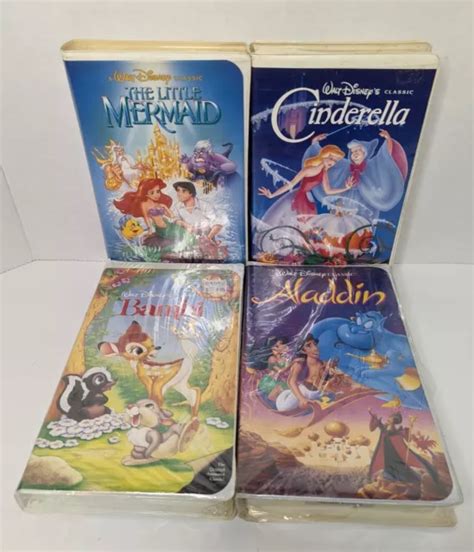 Lot Of Different Walt Disney Classic Vintage Vhs Tapes Movies