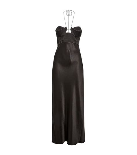 Anna October Halterneck Sarah Midi Dress Harrods US