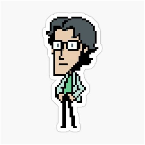 "Otacon Neutral Sprite" Sticker for Sale by foxxick | Redbubble