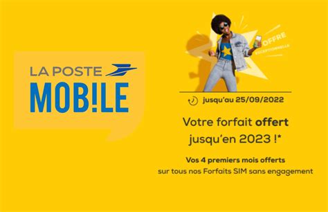 La Poste Mobile Vous Offre Votre Forfait Sans Engagement Jusqu En 2023