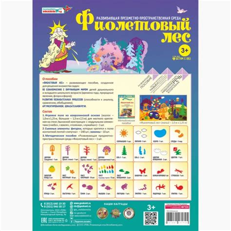 Малая развивающая среда "Фиолетовый лес" (размер поля: 1 х 1,25 м)