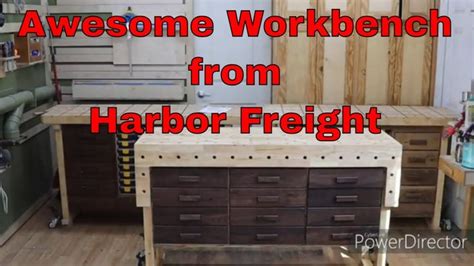 Building The Ultimate Workbench on a Budget: Modifying The Harbor Freight Yukon 58832 - YouTube ...