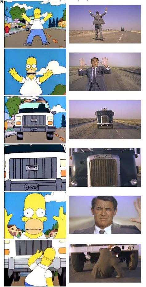 Simpsons Scenes and their Reference Movies