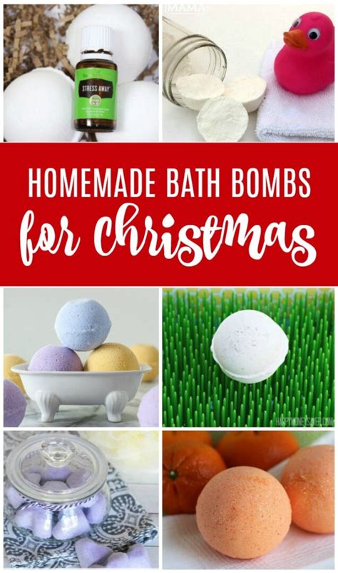 Homemade Bath Bombs for Christmas - LemonPeony