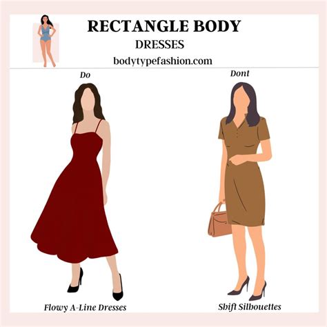 What Style Dresses Are Best For The Rectangle Body Shape Fashion For Your Body Type
