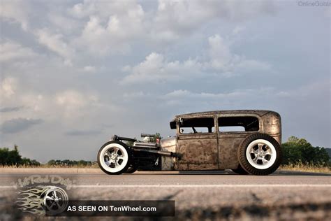 1929 Ford Traditional Hot Rod Rat Chopped Sedan Model A 1930 1931 1932 Scta Drag